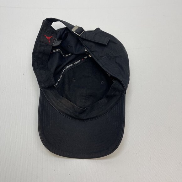Nike Air Jordan Jumpman Heritage86 Hat DC3673-011 Bred Black Red Strapback - Picture 13 of 13